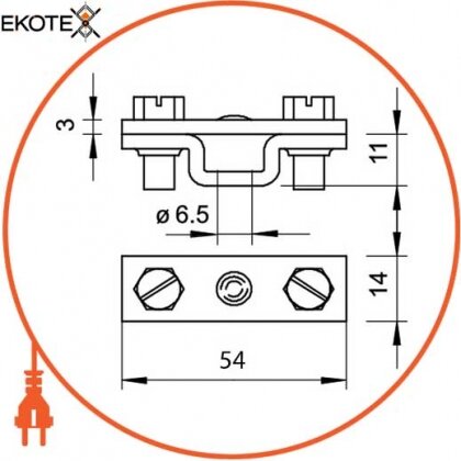 Enext 5032032 держатель для плоских проводов fl 30 obo bettermann