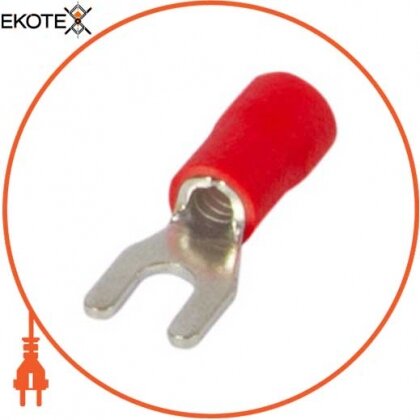 Ізольований наконечник вилочний e.terminal.stand.sv.3,5.4.red 2.5-4 кв. мм, червоний, Enext, s2036029