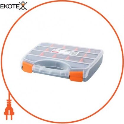 Enext t010007 органайзер-кейс пластиковий, e.toolbox.04, 320х250х60мм