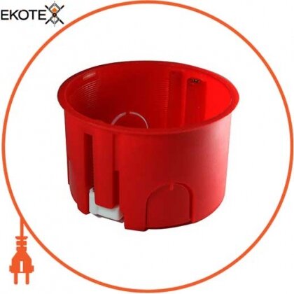 Коробка настановна e.db.stand.103.d65 гіпсокартон, одиночна, упор ПВХ, Enext, s027009