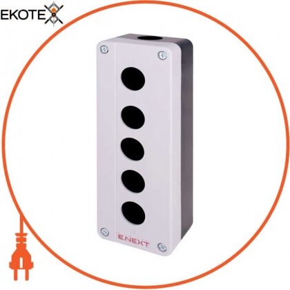 Enext p0810150 корпус для 5 кнопок e.mb.box05