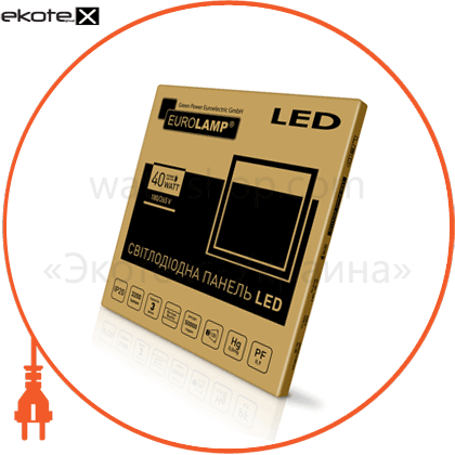 Eurolamp LED-Panel-40/55(2) промо-набор eurolamp led светильник 60 * 60 (панель) белая рамка 40w 5500k по 2шт в коробке (5)