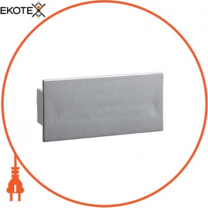 Тримач кабелю 45 - joint cover piece for front cover - PC / ABS - aluminium metallic, Schneider, ISM10951