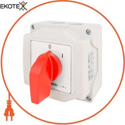 Пакетний перемикач LK16/1.216-ОВ/45 в корпусі, 1p, 0-1, 16А, IP44, Enext, 8364-200