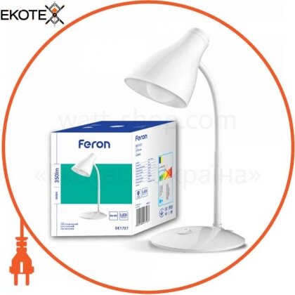 Feron 40047 настольный светодиодный светильник feron de1727 белый
