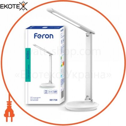 Feron 40049 настольный светодиодный светильник feron de1728 белый
