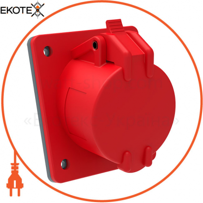 Розетка вбудована ССІ-415 16А-6ч/200/346-240/415В 3Р+PЕ+N IP44 MAGNUM IEK, IEK, PSN42-016-5
