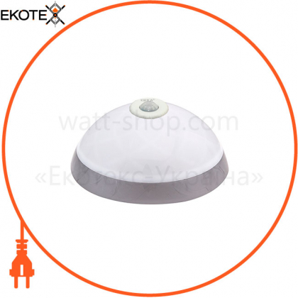 Світильник ERKA 1127D LED-SB, настінно-стельовий з вбудованим і регульованим датчиком руху, 12 W, 6000K білий, IP 20, ERKA, 190816