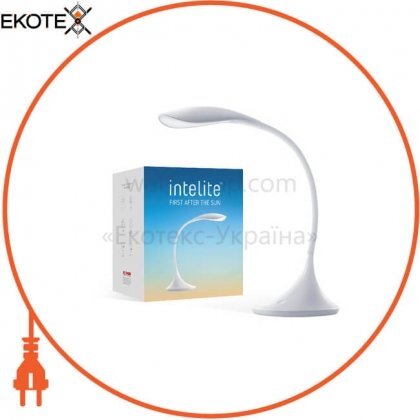 Intelite DL3-6W-WT лампа настольная светодиодная desk lamp 6w white