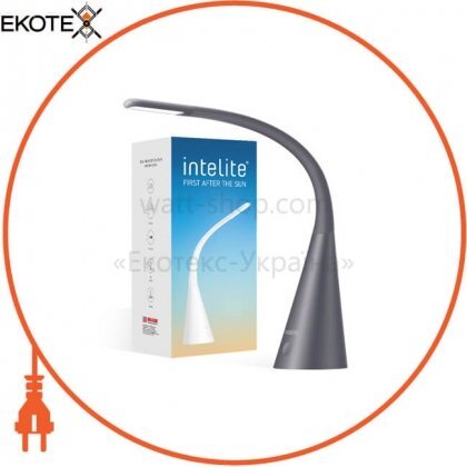 Intelite DL4-5W-IGR лампа настольная для светодиодная desk lamp 5w iron gray