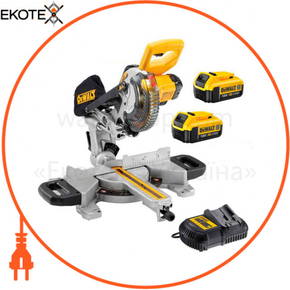 Пила торцювальна акумуляторна DeWALT DCS365M2, DeWALT, DCS365M2