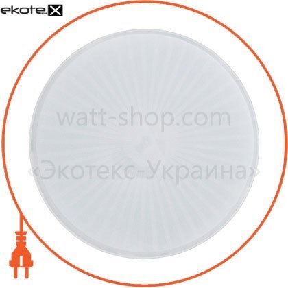 Світильник коло НВП-60 (01) LED 12 w з датчиком руху, Ecostrum, П-01(LED) 12 w(бел.опал) с датчи