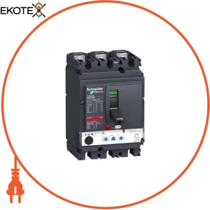 3П3Т Автоматичний вимикач MICROLOGIC 2.2 100A NSX160F, Schneider, LV430771