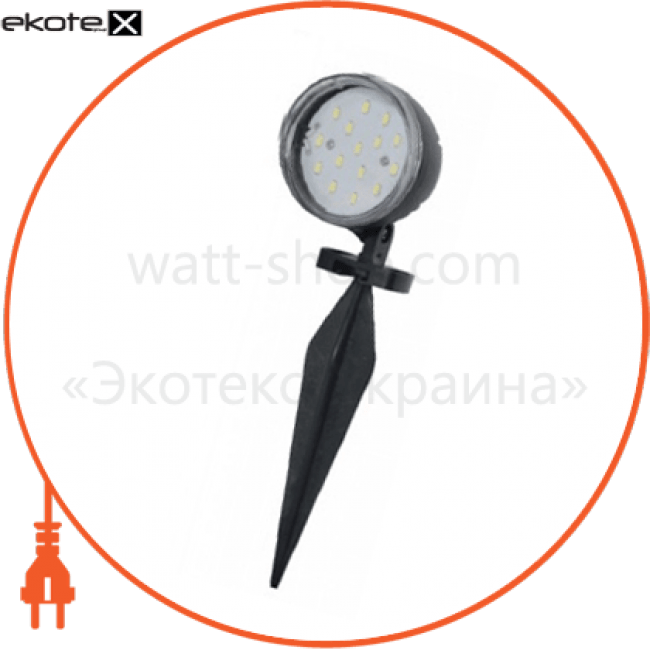 Світильник садово-парк. грунтовий. алюм. IP65 5W SMD LED 6400K 409lm 220-240v, Horoz Electric, 076-001-0005
