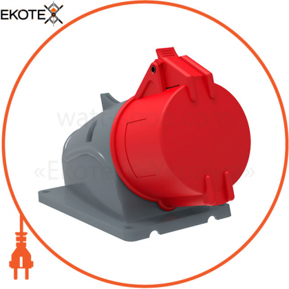 Розетка стаціонарна ССІ-125 32А-6ч/200/346-240/415В 3Р+РЕ+N IP44 MAGNUM IEK, IEK, PSN12-032-5