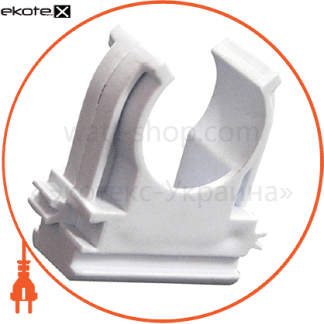 S-подібний кліпса e.pipe.s.clip.stand.16 для труб d16мм, Enext, s12035001