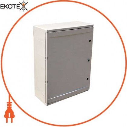 Корпус ударостійкий з АБС-пластику e.plbox.210.280.130.8 m.blank, 210х280х130мм, IP65 з панеллю під 8 модулів, Enext, CP5101