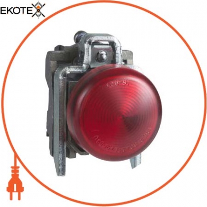 Сигнальна лампа O 22 - IP65 - червоний - LED - 230-240В - клеми - ATEX, Schneider, XB4BVM4EX
