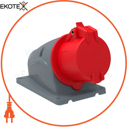 Розетка стаціонарна ССІ-114 16А-6ч/380-415В 3Р+РЕ IP44 MAGNUM IEK, IEK, PSN12-016-4