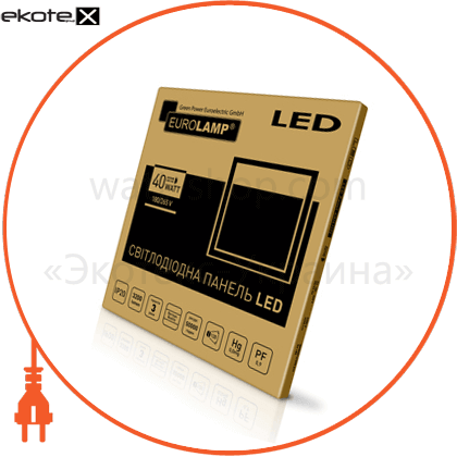 Eurolamp LED-Panel-40/41(2) промо-набор eurolamp led светильник 60 * 60 (панель) белая рамка 40w 4000k по 2шт в коробке (5)