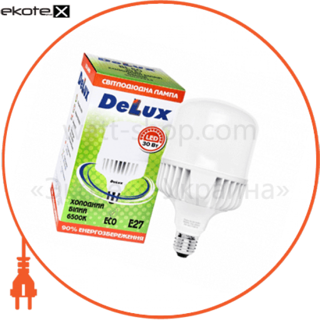 Delux 90009924 лампа светодиодная delux bl 80 30w e27 6500k_r