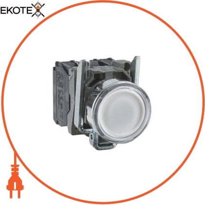 Кнопка 22 мм 110 ... 120В з поверненням з підсвічуванням, Schneider, XB4BW31G5