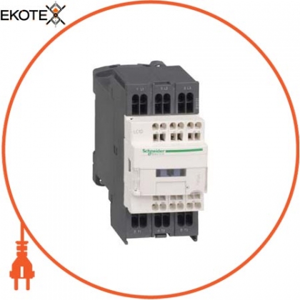 Контактор D 3P, 18А, АЛЕ + НЗ, 230В, 50 / 60Гц, пружинний, Schneider, LC1D183P7