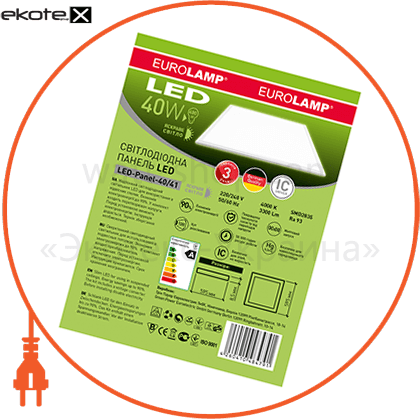 Eurolamp LED-Panel-40/41 eurolamp led светильник 60 * 60 (панель) белая рамка 40w 4000k (5)