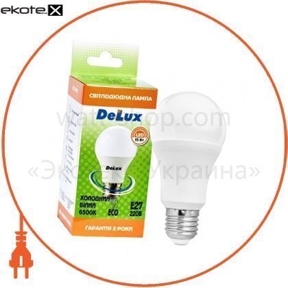лампа світлодіодна DELUX BL60 15Вт 6500K Е27 холодний білий, Delux, 90006127