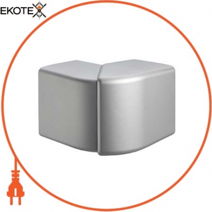 Тримач кабелю 45 - зовнішній кут - PC / ABS - aluminium metallic, Schneider, ISM10452
