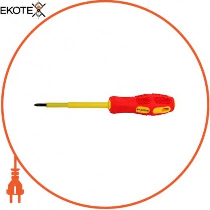 Enext t009005 отвертка изолированная e.tool.ph.303 (ph0*75) крест