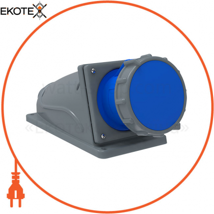 Розетка стаціонарна ССІ-133 63А-6ч/200-250В 2P+PE IP67 MAGNUM IEK, IEK, PSN11-063-3