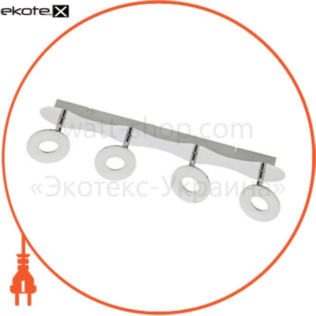 Світильник потолочний декор. 550mm SMD LED 4*5W 4000K хром 4x400lm 220-240v, Horoz Electric, 036-004-0005