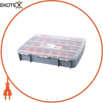 Enext t010008 органайзер-кейс пластиковий, e.toolbox.05, 380х310х70мм