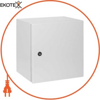 Enext s0100258 корпус металлический e.mbox.industrial.p.50.40.20 z ip65 с монтажной панелью (500х400х200)