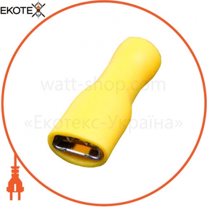ENERGIO 53109 наконечник изолированный energio fdfd5.5-250-8 мама желтый (100шт)