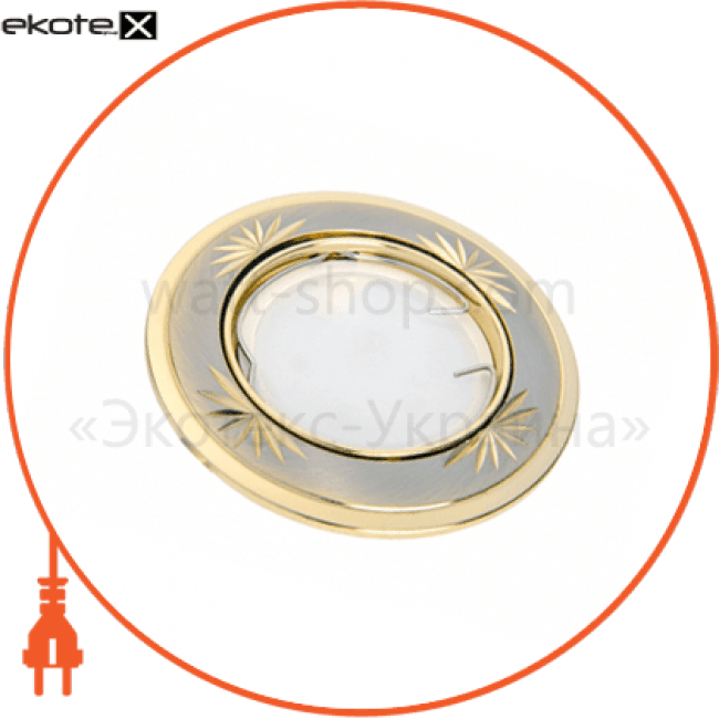 Delux 10082391 светильник точечный поворотный delux hdl16135r 50вт g5.3 титан-золото