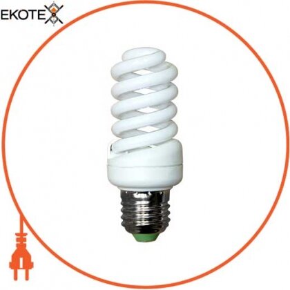 Лампа енергозберігаюча e.save.screw.E27.11.2700.T2, тип screw, цоколь Е27, 11W, 2700 К, колба Т2, Enext, l0250021