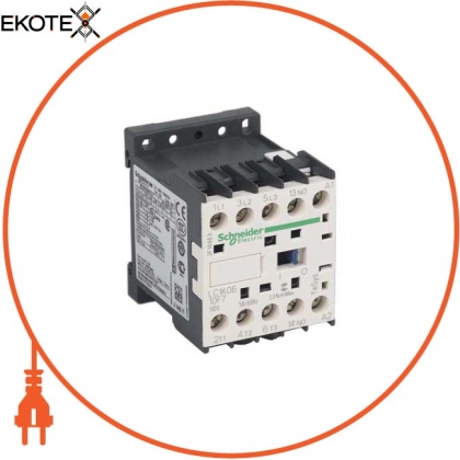 Контактор K 3P, 6А, АЛЕ, 110В гвинтовий затиск, Schneider, LC1K0610F7