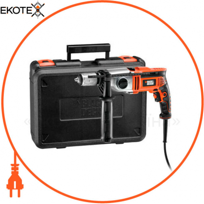 Дриль мережева ударна BLACK + DECKER KR7532K, BLACK+DECKER, KR7532K