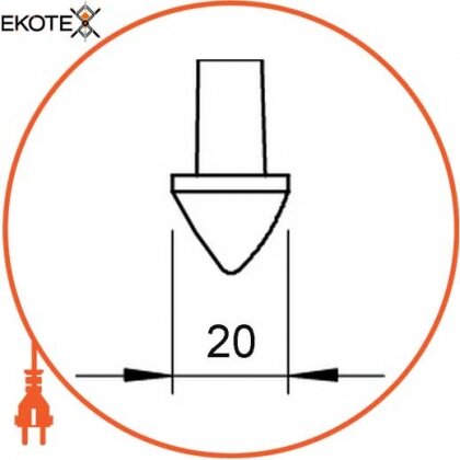 Enext 3041212 ударный наконечник для стержней заземления  st и bp obo bettermann