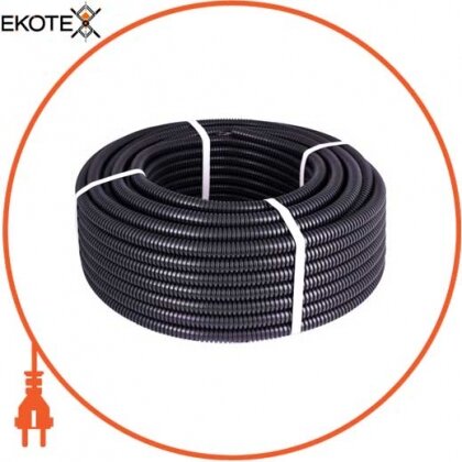 Enext s028036b труба гофрированная тяжелая (750н) e.g.tube.pro.11.16 (50м).black, черная