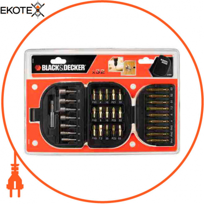 Набір біт BLACK + DECKER A7094, BLACK+DECKER, A7094