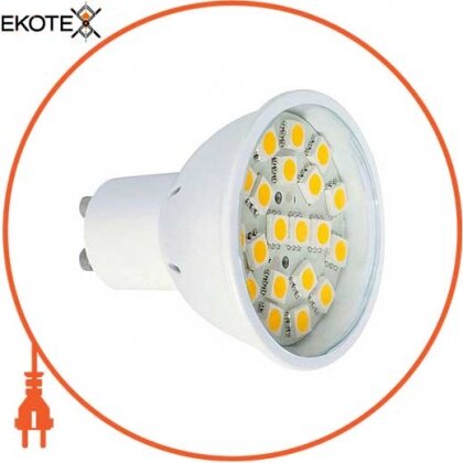 Enext l0650022 лампа светодиодная mr16 e.save.led.gu.10.20.3.6000 20led, 3вт, 6000к (pc)