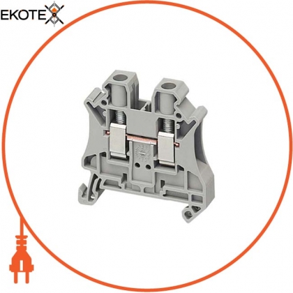 NSYTRV62 SAREL 2КОНТ ГВИНТОВА КЛЕМА 6ММ СІРА, Schneider, NSYTRV62