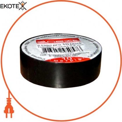Enext s022006 изолента e.tape.stand.10.black, черная (10м)