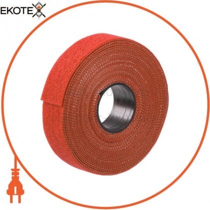Хомут-липучка ХКл 16мм червоний (5м/рол) IEK, IEK, UHL11-16-5M-K04