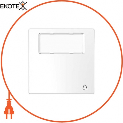 MERTEN D-Life КЛАВІША з лінзою для LED модуля, сім. дзвінок, БЕЛ. ЛОТОС, Schneider, MTN3325-6035