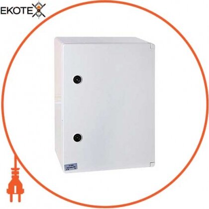 Корпус ударостійкий з АБС-пластику e.plbox.300.400.165.1 f.15m.blank, 300х400х165мм, IP65 з панеллю під 1 - фазний лічильник і 15 модулів, Enext, CP5202