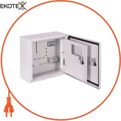Enext s0100224 корпус учета металлический e.mbox.pro.n.f1.4z ip54 навесной под 1ф счетчик, 4 мод. с замком, с внутр. дверцей под опломб.